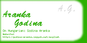 aranka godina business card